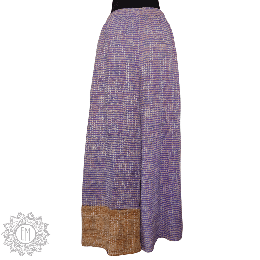 Kantha Palazzo Pants - Medium (0007)
