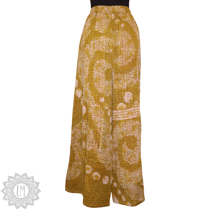 Kantha Palazzo Pants - Large (0011)