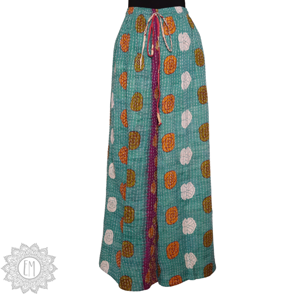 Kantha Palazzo Pants - XL (0015)