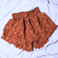 OOAK Silk Sari Shorts XL (0009) - Ethically Made
