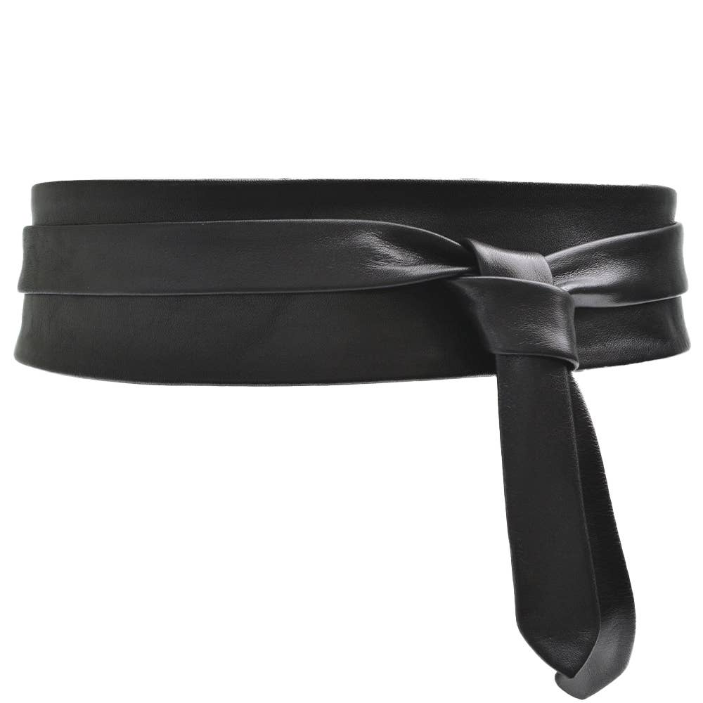 Wrap Belt - Black - Ethically Made