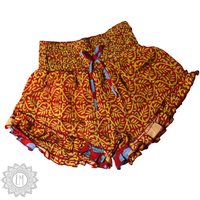 OOAK Silk Sari Shorts Sm/Md (0012)