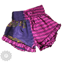 OOAK Silk Sari Shorts Sm/Md (0014)