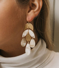 Madhu Teardrop Chandelier Earrings
