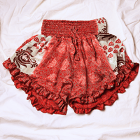 OOAK Silk Sari Shorts Md/Lg (0002) - Ethically Made