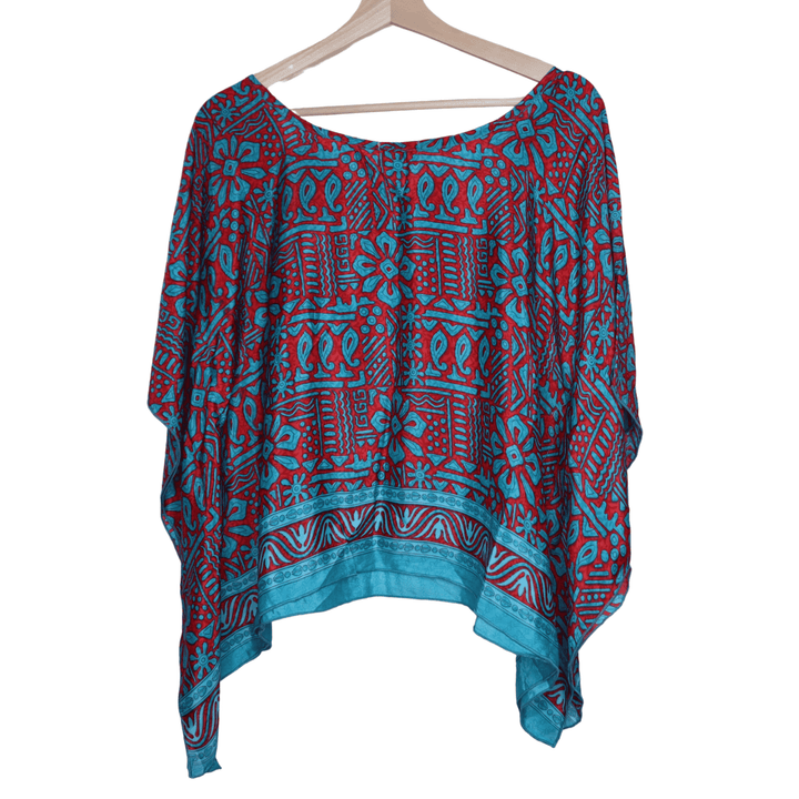 OOAK Sari Crop Top (0004) - Ethically Made