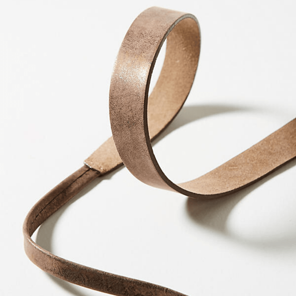 Skinny Wrap Belt - Tan - Ethically Made