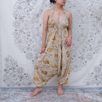 Silk Backless Harem Jumpsuit - Ethically Made