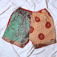 OOAK Cotton Kantha Beach Shorts - XL (0005) - Ethically Made