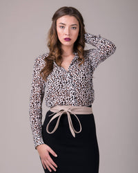 Midi Wrap Belt - Cognac - Ethically Made