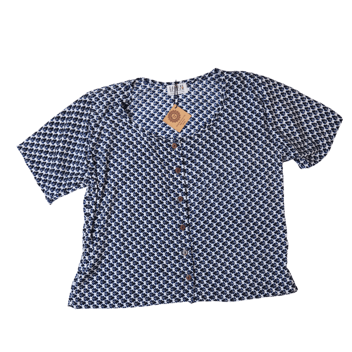 Beatrix Button Top - Small (0008) - Ethically Made