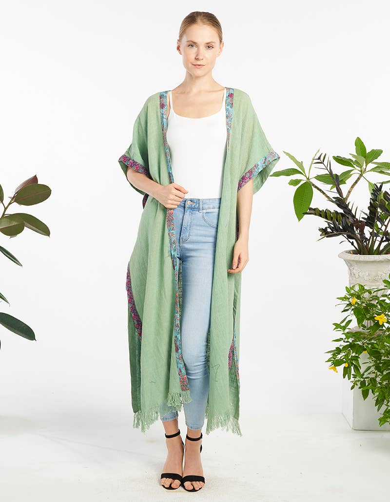 Beachy Knitted Kimono