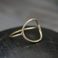 Brass Circle Ring - Ethically Made