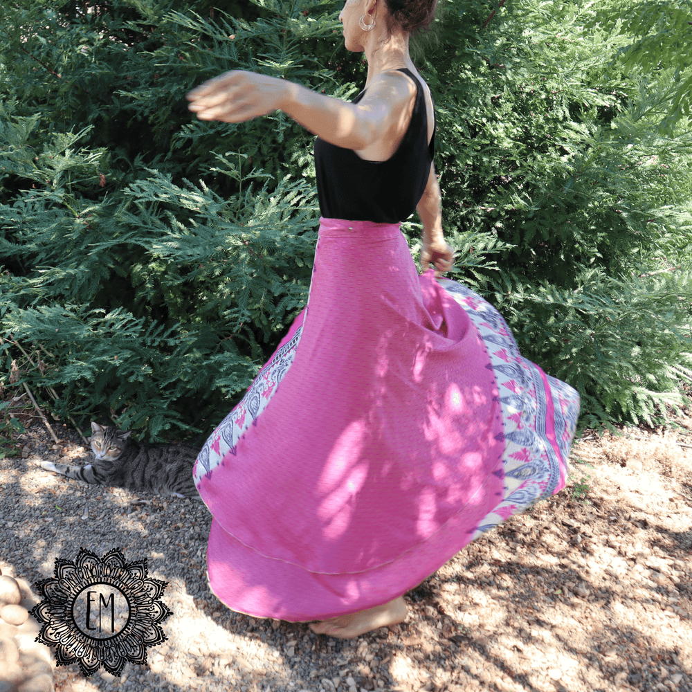 Maxi Wrap Skirt (0018) - Ethically Made