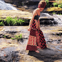 Kantha Palazzo Pants - Large (0010)