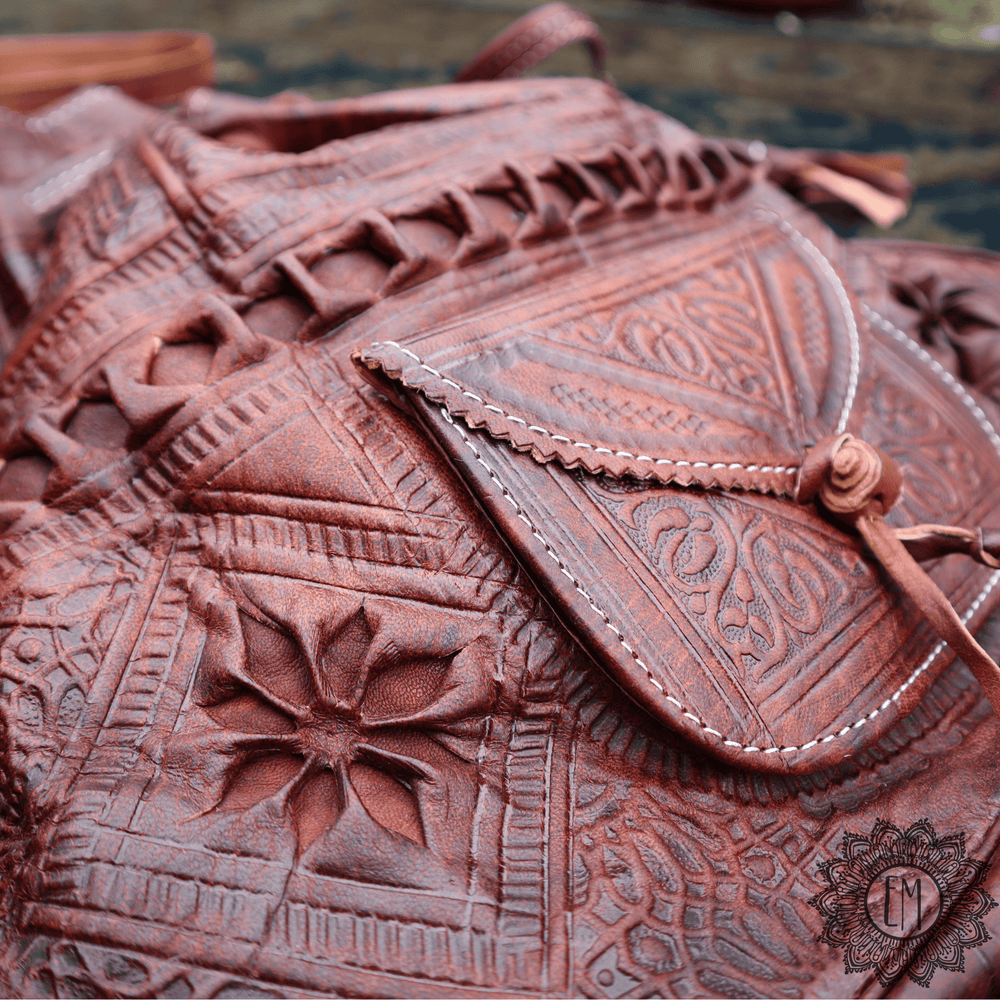 Moroccan Leather Shoulder Bag