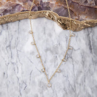 Moonstone Droplet Necklace - Ethically Made