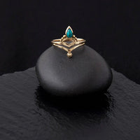 Turquoise Tiara Ring - Ethically Made
