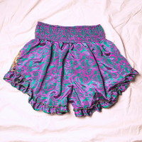 OOAK Silk Sari Shorts Md/Lg (0004) - Ethically Made